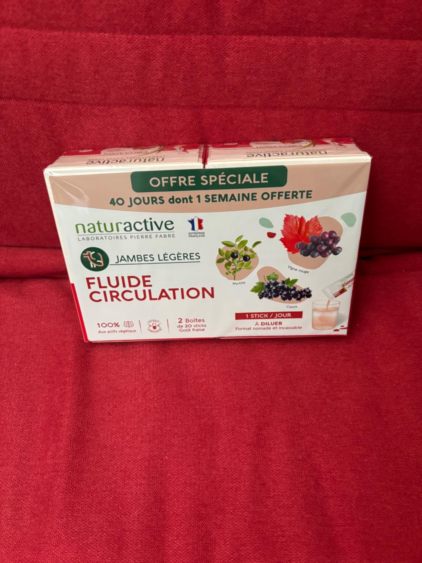 Fluide circulation NATURACTIVE